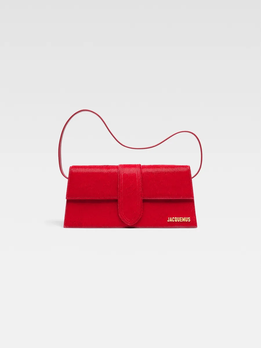 Длинная сумка с клапаном Ле Бамбино Jacquemus, темно-красный
Длинная сумка с клапаном Ле Бамбино Jacquemus, темно-красный