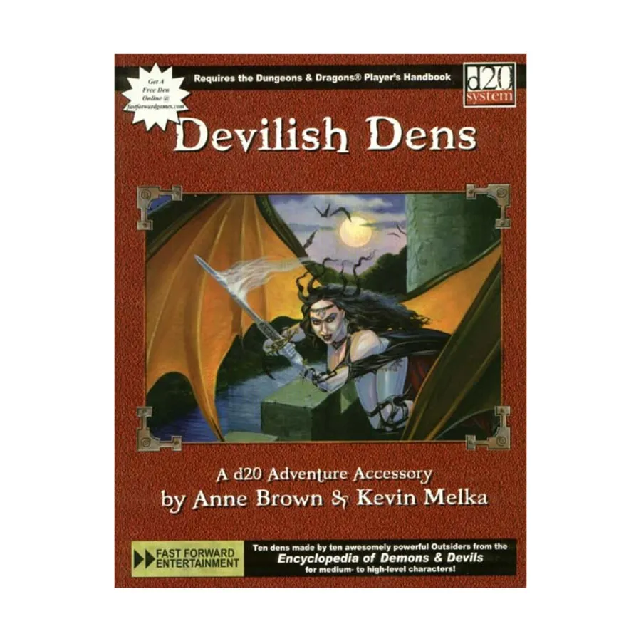 Devilish Dens, d20 Sourcebooks (Fast Forward), мягкая обложка
Devilish Dens, d20 Sourcebooks (Fast Forward), мягкая обложка