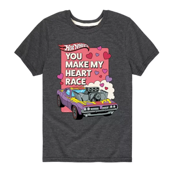 Футболка с принтом «Мальчики 8-20 лет заставляют мое сердце биться чаще» Hot Wheels, серый
Футболка с принтом «Мальчики 8-20 лет заставляют мое сердце биться чаще» Hot Wheels, серый