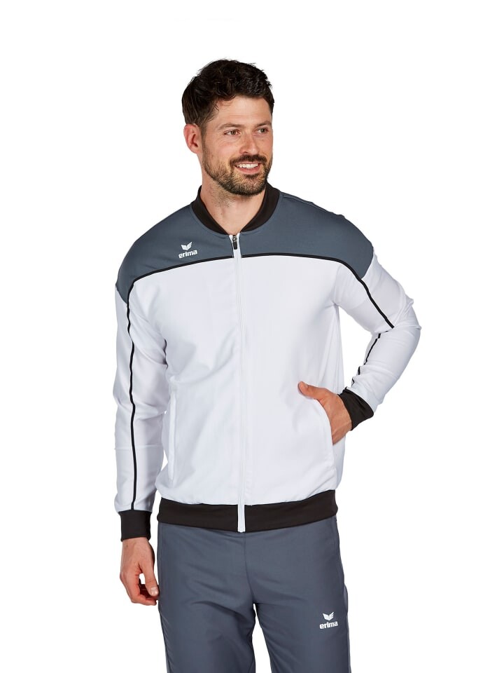Куртка для тренировок и бега erima, цвет weiß/slate grey/schwarz
Куртка для тренировок и бега erima, цвет weiß/slate grey/schwarz