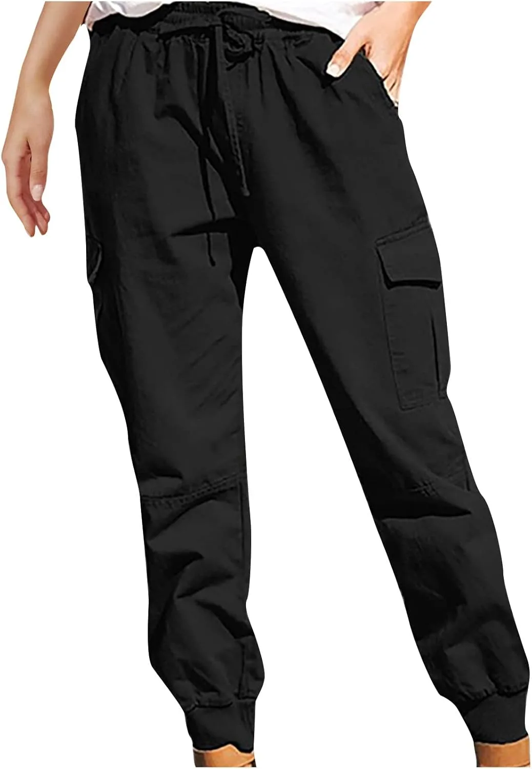 Карго-штаны для женщин High Waist Straight Leg с карманами KICILVS
Карго-штаны для женщин High Waist Straight Leg с карманами KICILVS