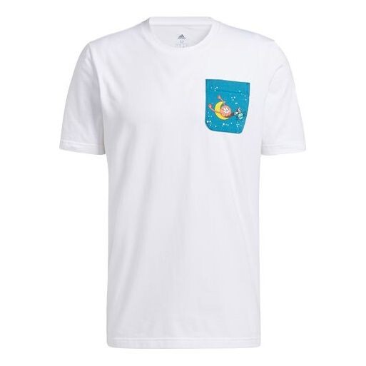 Футболка lil stripe pckt printing basketball sports round neck short sleeve white Adidas, белый
Футболка lil stripe pckt printing basketball sports round neck short sleeve white Adidas, белый