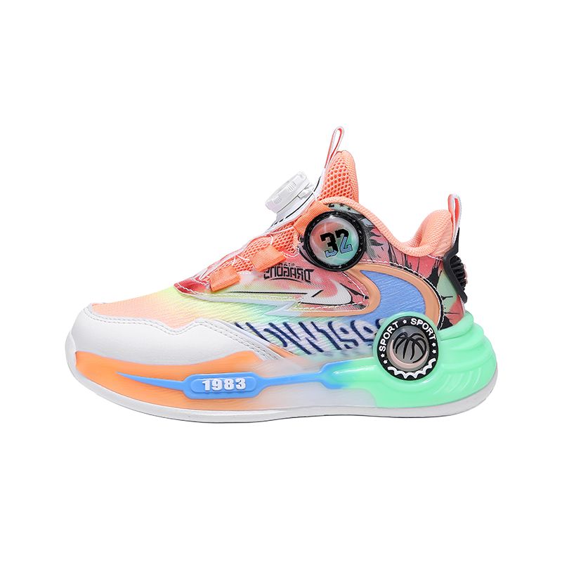 Противоскользящие и износостойкие, легкие, амортизирующие, низкие детские кроссовки для бега DEERWAY, оранжевый/красный 
Противоскользящие и износостойкие, легкие, амортизирующие, низкие детские кроссовки для бега DEERWAY, оранжевый/красный