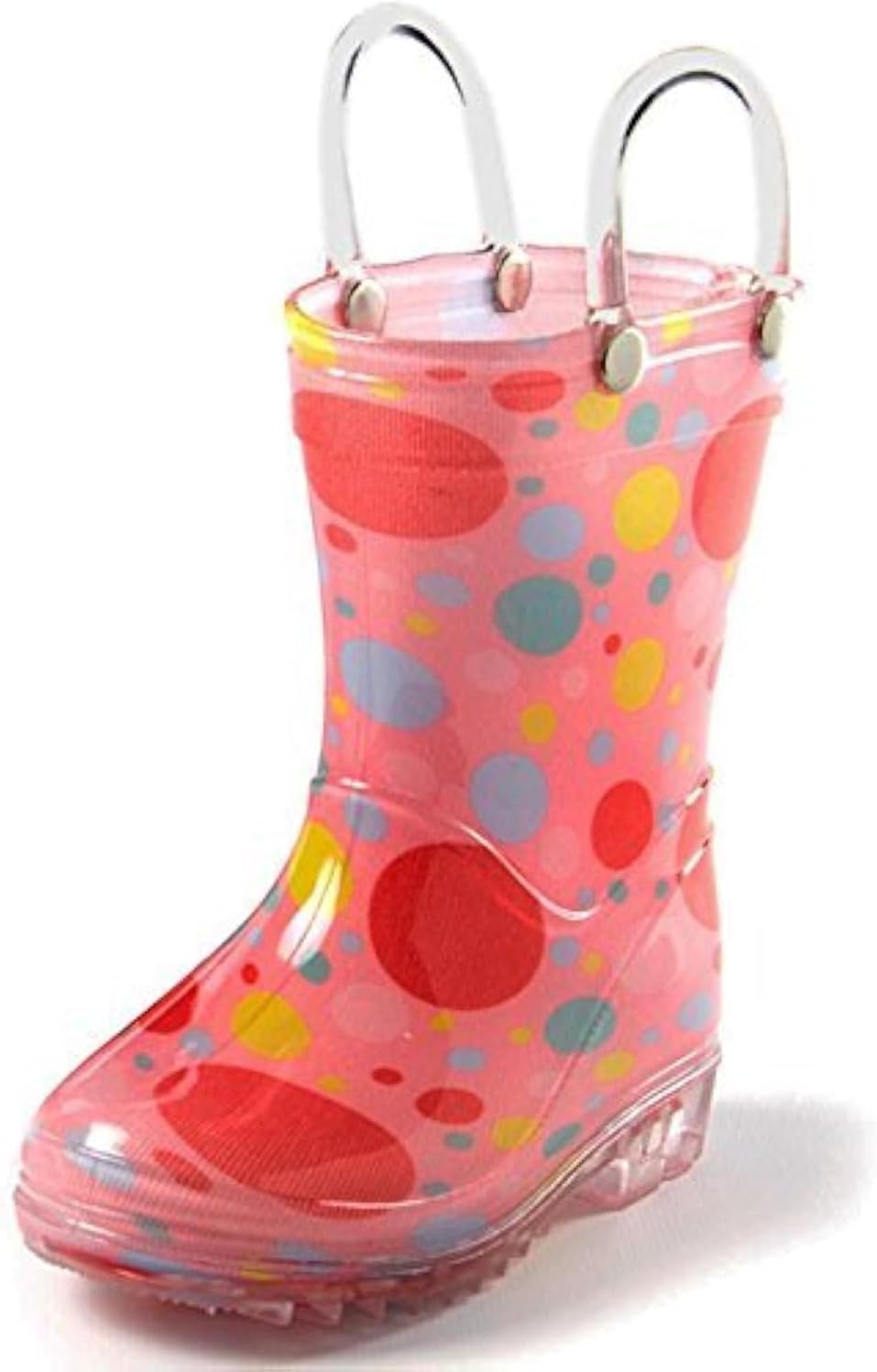 Водонепроницаемые ПВХ сандалии Puddle Play для малышей и детей с ручками для легкого надевания - легкие противоскользящие сапоги для мальчиков и девочек, Girls Bubble Polka Dots
Водонепроницаемые ПВХ сандалии Puddle Play для малышей и детей с ручками для легкого надевания - легкие противоскользящие сапоги для мальчиков и девочек, Girls Bubble Polka Dots