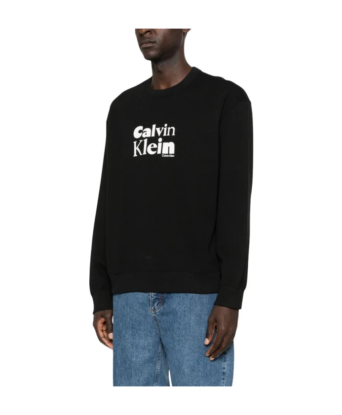 Черная толстовка с круглым вырезом и логотипом. Calvin Klein, черный
Черная толстовка с круглым вырезом и логотипом. Calvin Klein, черный