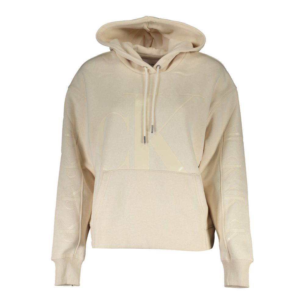 Бежевый хлопковый свитер Calvin Klein
Бежевый хлопковый свитер Calvin Klein