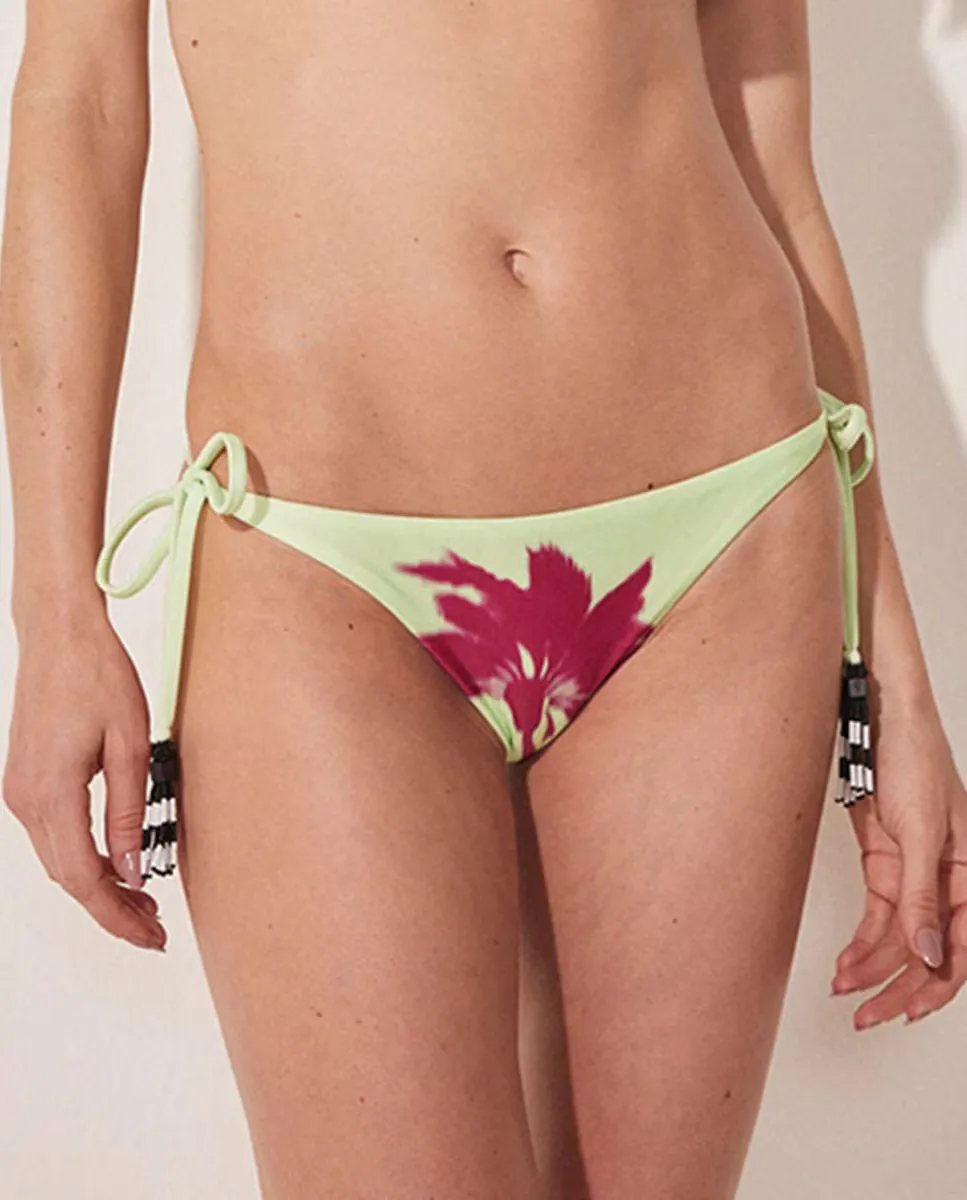 Плавки бикини с принтом и бантом Agua de coco, зеленый
Плавки бикини с принтом и бантом Agua de coco, зеленый