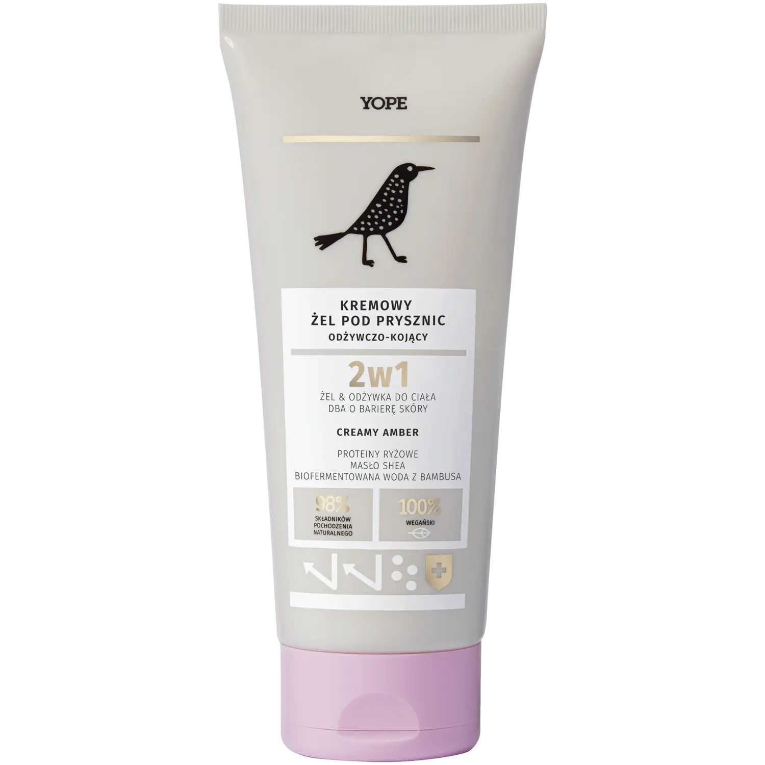 Питательный и успокаивающий крем-гель для душа Yope Creamy Amber, 200 мл
Питательный и успокаивающий крем-гель для душа Yope Creamy Amber, 200 мл