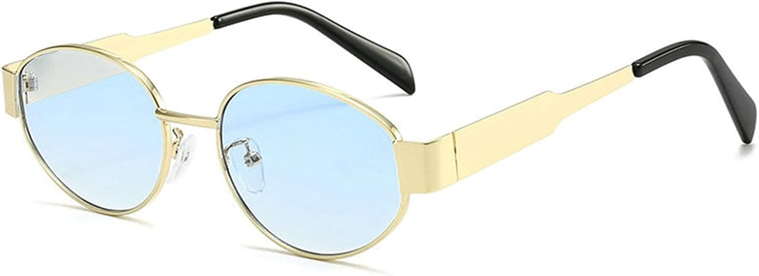 Солнцезащитные очки Willochra овальной формы для женщин, модные в стиле Y2K, с маленькой металлической оправой, ретро, классические, в стиле хип-хоп, защита от УФ-излучения UV400, C3
Солнцезащитные очки Willochra овальной формы для женщин, модные в стиле Y2K, с маленькой металлической оправой, ретро, классические, в стиле хип-хоп, защита от УФ-излучения UV400, C3