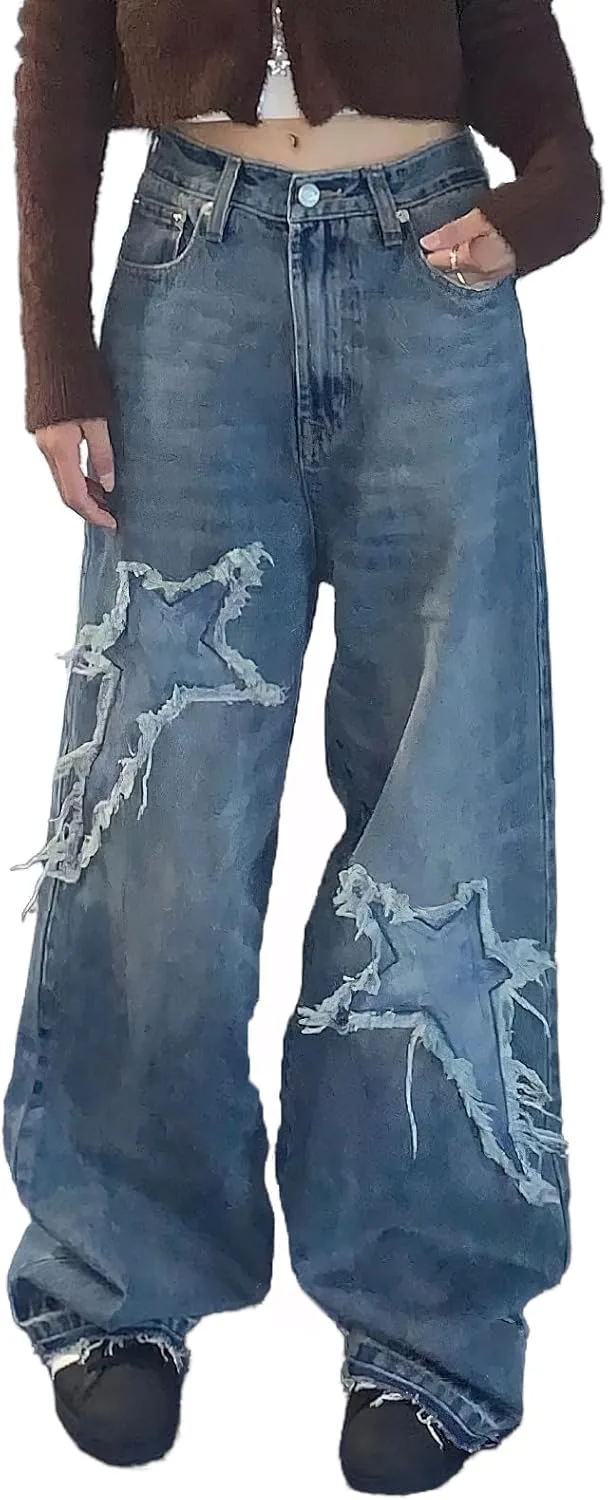 Джинсы женские Vintage Y2K Baggy Wide Leg с пайетками Djeanxa
Джинсы женские Vintage Y2K Baggy Wide Leg с пайетками Djeanxa