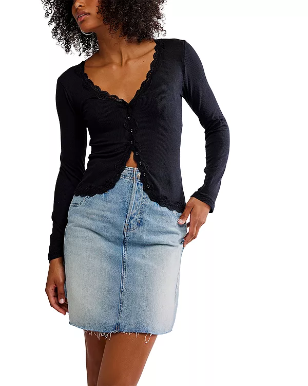 Большой кардиган любви Free People, черный
Большой кардиган любви Free People, черный