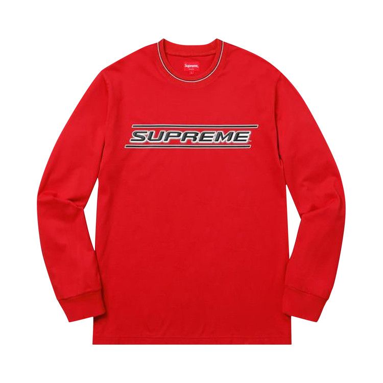 Топ Supreme Bevel Long-Sleeve Top, Red 
Топ Supreme Bevel Long-Sleeve Top, Red