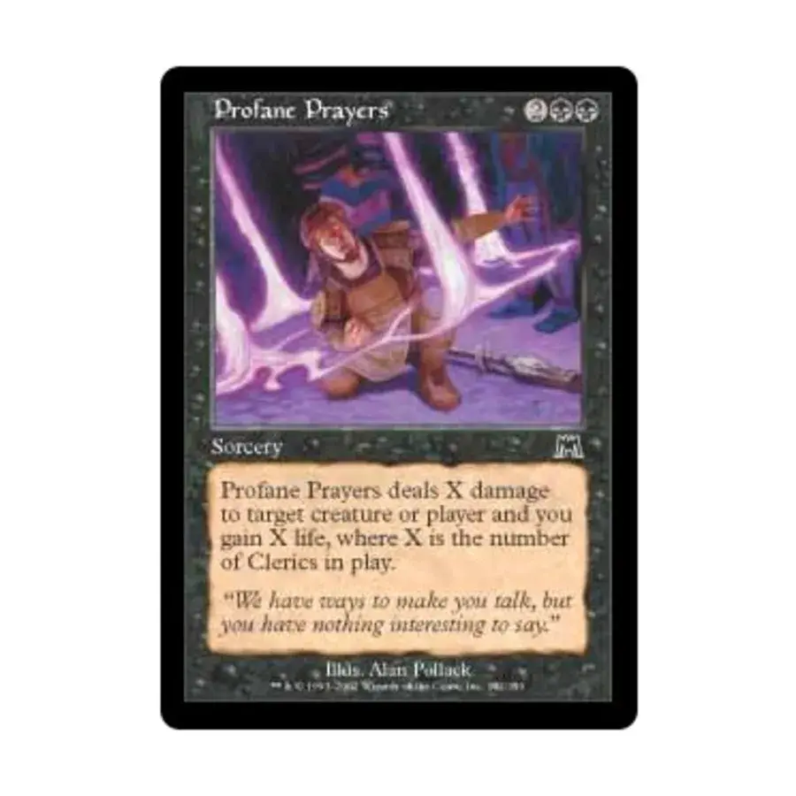 CCG Нечестивые молитвы (С), MTG - Onslaught
CCG Нечестивые молитвы (С), MTG - Onslaught