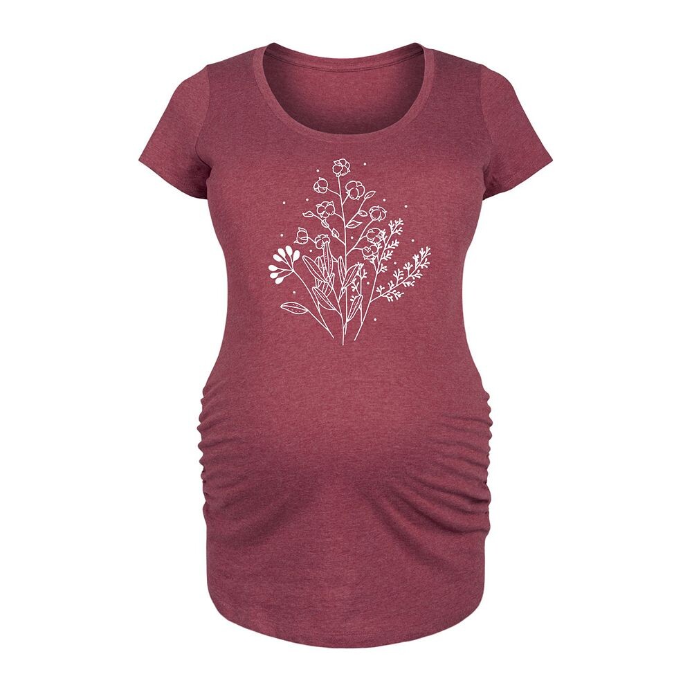 Футболка с рисунком осенних цветов для беременных Licensed Character, цвет Heather Dark Red
Футболка с рисунком осенних цветов для беременных Licensed Character, цвет Heather Dark Red