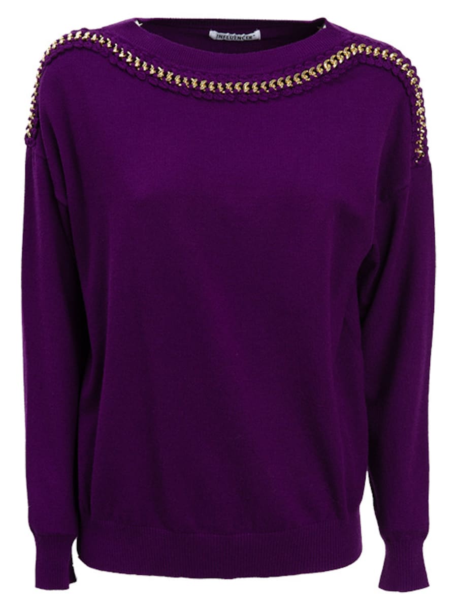 Свитер Influencer, баклажановый
Свитер Influencer, баклажановый