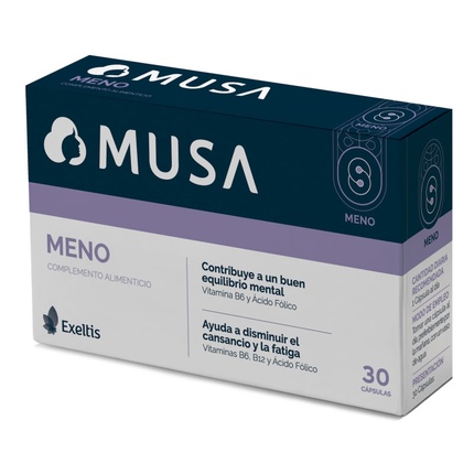 Musa Meno 30 капсул - Пищевая добавка Exeltis
Musa Meno 30 капсул - Пищевая добавка Exeltis