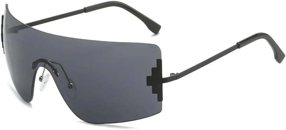 Мужские солнцезащитные очки без оправы в стиле ретро с градиентной металлической оправой, женские очки в стиле хип-хоп, цельные очки без оправы HDUBFY, 1
Мужские солнцезащитные очки без оправы в стиле ретро с градиентной металлической оправой, женские очки в стиле хип-хоп, цельные очки без оправы HDUBFY, 1