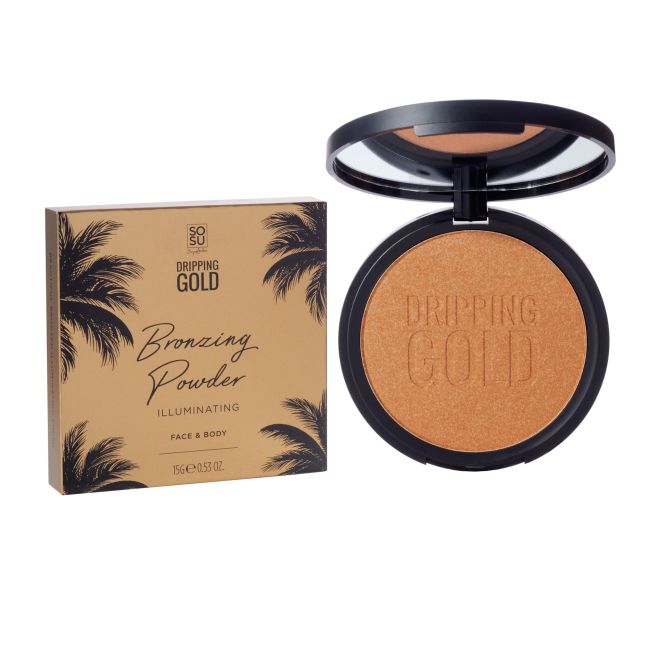 Бронзирующая пудра для лица и тела с эффектом сияния Dripping Gold, 15 гр
Бронзирующая пудра для лица и тела с эффектом сияния Dripping Gold, 15 гр