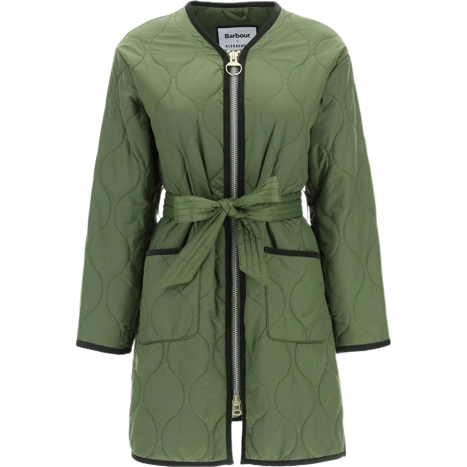 Barbour Женское пальто, зеленое, умеренно прямого кроя
Barbour Женское пальто, зеленое, умеренно прямого кроя