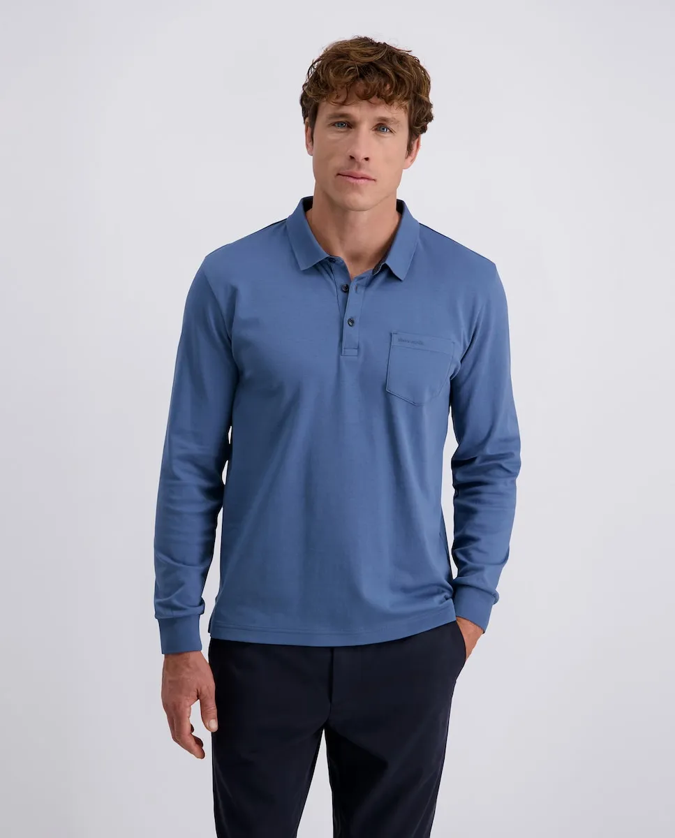 Базовая мужская рубашка поло с длинным рукавом и карманом, синяя Pierre Cardin, светло-голубой, Синий, Базовая мужская рубашка поло с длинным рукавом и карманом, синяя Pierre Cardin, светло-голубой
Базовая мужская рубашка поло с длинным рукавом и карманом, синяя Pierre Cardin, светло-голубой, Синий, Базовая мужская рубашка поло с длинным рукавом и карманом, синяя Pierre Cardin, светло-голубой