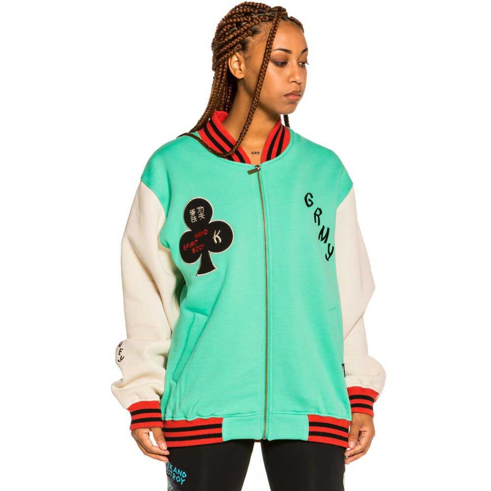 Толстовка Grimey Destroy All Fear Full Zip, зеленый
Толстовка Grimey Destroy All Fear Full Zip, зеленый