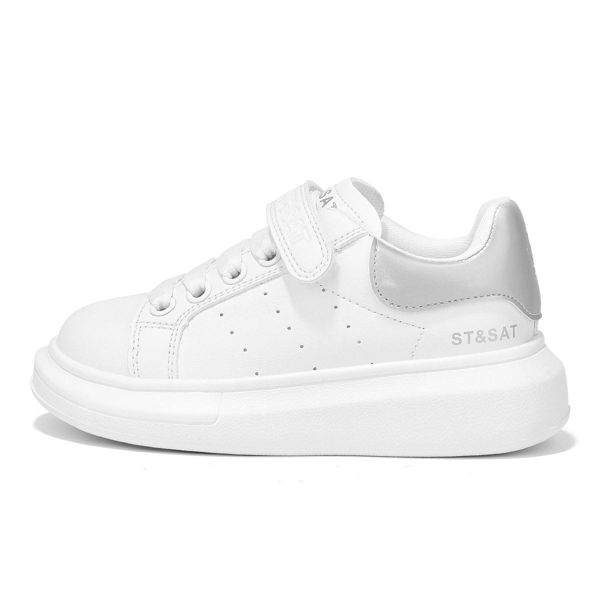 Детские скейтерские кроссовки ST&SAT KIDS, белый/серебряный
Детские скейтерские кроссовки ST&SAT KIDS, белый/серебряный