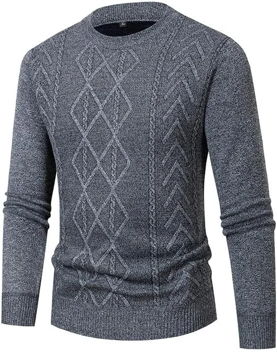 Мужской свитер-пуловер с длинными рукавами Slim Fit, легкий, с резинкой
Мужской свитер-пуловер с длинными рукавами Slim Fit, легкий, с резинкой