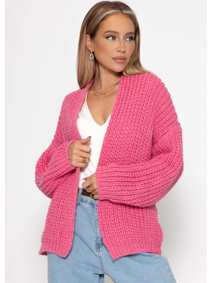 Открытый кардиган крупной вязки синего цвета SASSYCLASSY
Открытый кардиган крупной вязки синего цвета SASSYCLASSY