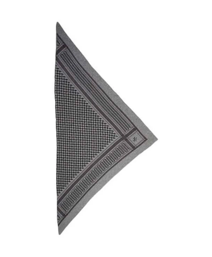 Кашемировый шарф с треугольными чашками и принтом Kufiya Lala Berlin, серый
Кашемировый шарф с треугольными чашками и принтом Kufiya Lala Berlin, серый