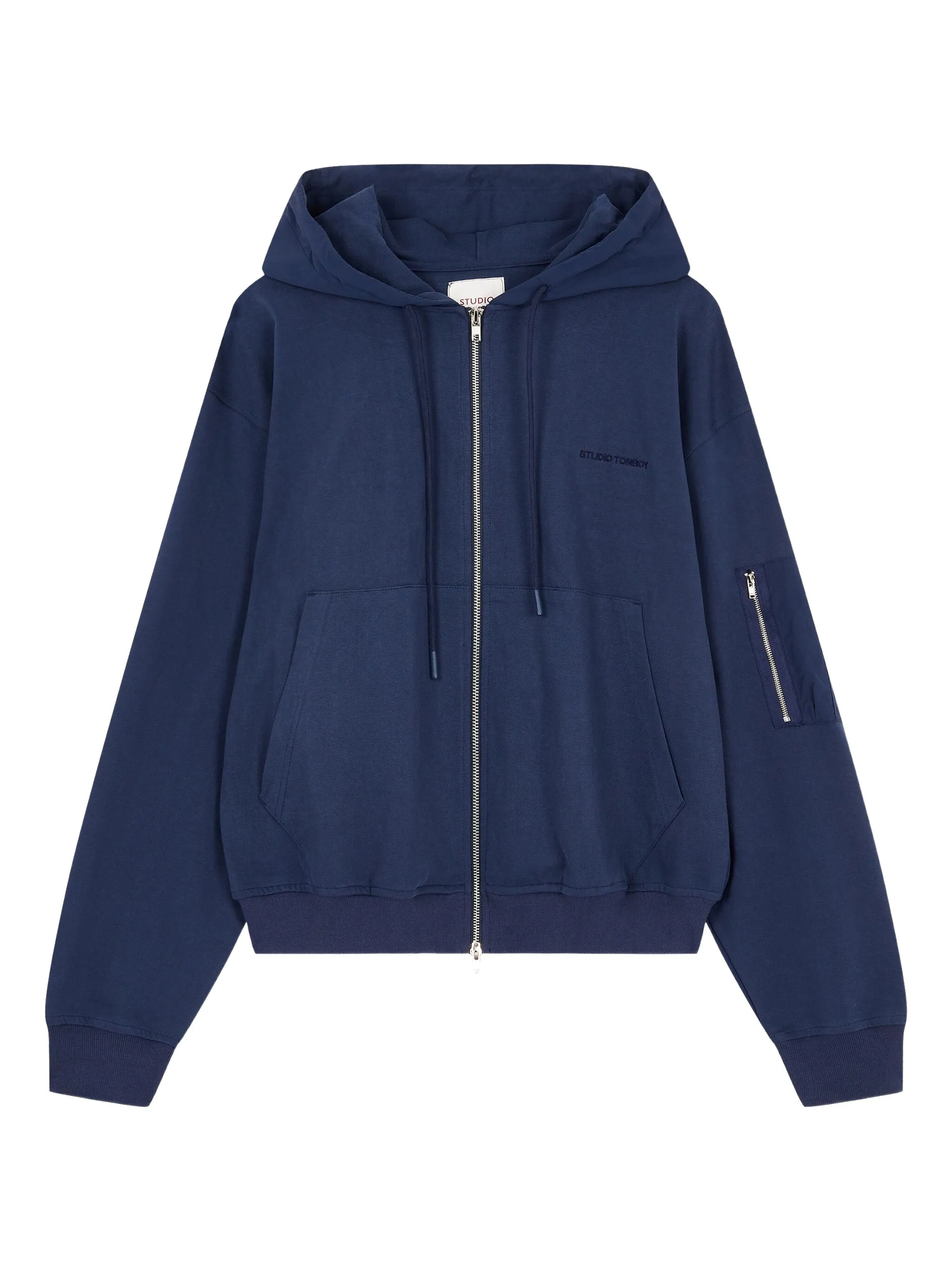 Толстовка на молнии с капюшоном Tomboy, синий
Толстовка на молнии с капюшоном Tomboy, синий
