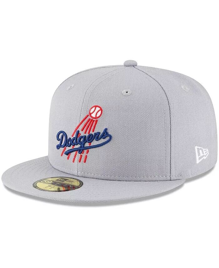 Мужская серая кепка с логотипом Los Angeles Dodgers Cooperstown Collection 59Fifty New Era
Мужская серая кепка с логотипом Los Angeles Dodgers Cooperstown Collection 59Fifty New Era