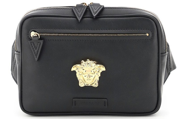 Versace Мужская нейлоновая поясная сумка, черная
Versace Мужская нейлоновая поясная сумка, черная