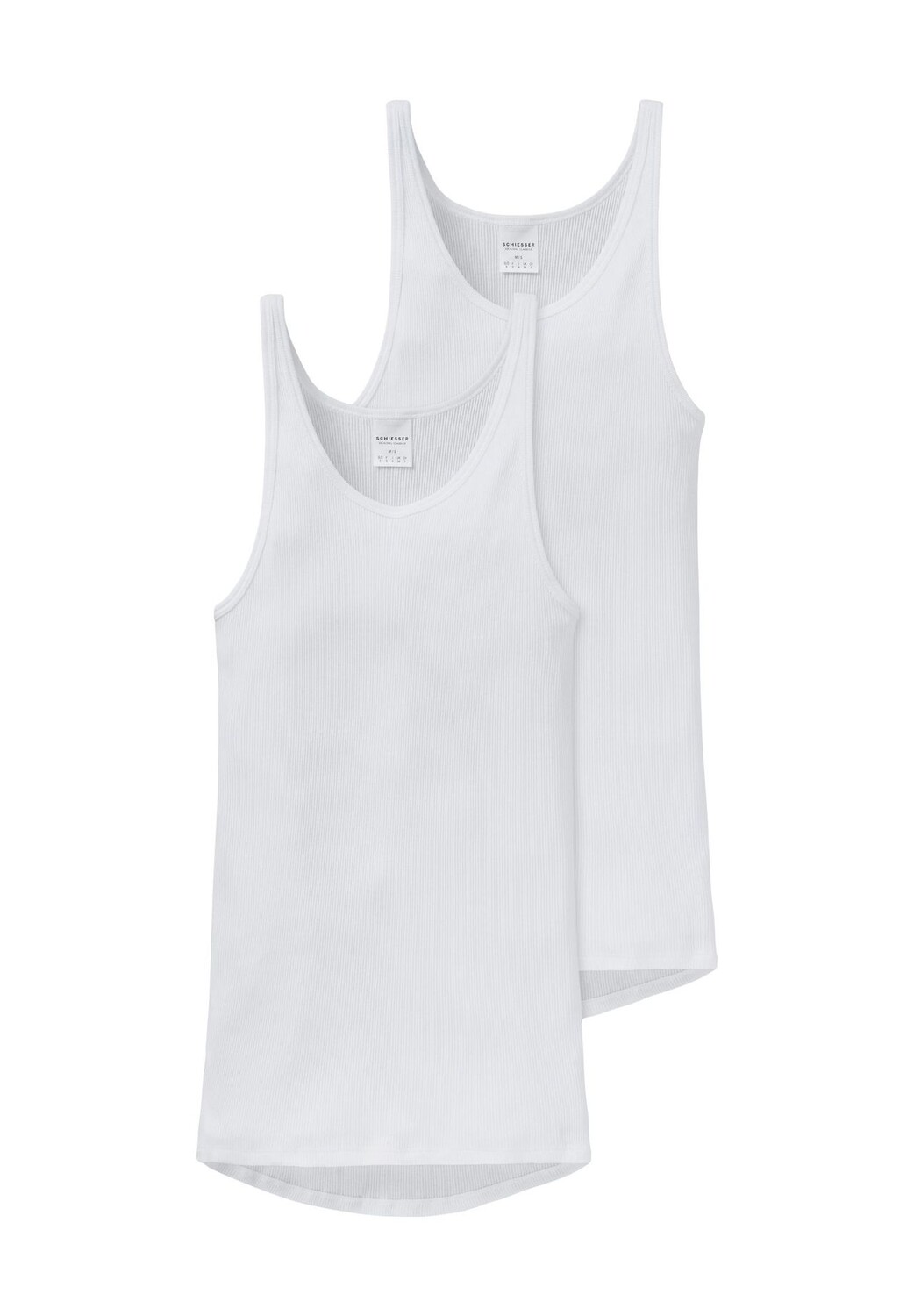 Майка, 2 шт., тонкая резинка, однотонная, мужская SCHIESSER
Майка, 2 шт., тонкая резинка, однотонная, мужская SCHIESSER