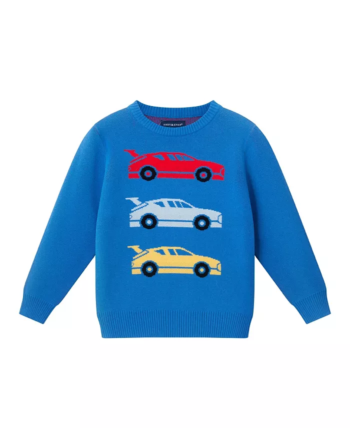 Свитер с гоночной машиной для мальчиков/малышей Andy & Evan, синий
Свитер с гоночной машиной для мальчиков/малышей Andy & Evan, синий