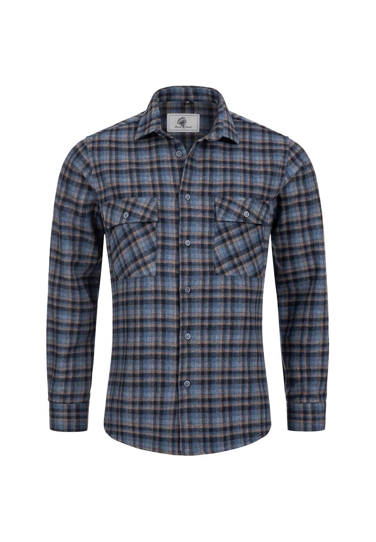 Рубашка Рубашка в клетку стандартного кроя Rock Creek, синий
Рубашка Рубашка в клетку стандартного кроя Rock Creek, синий