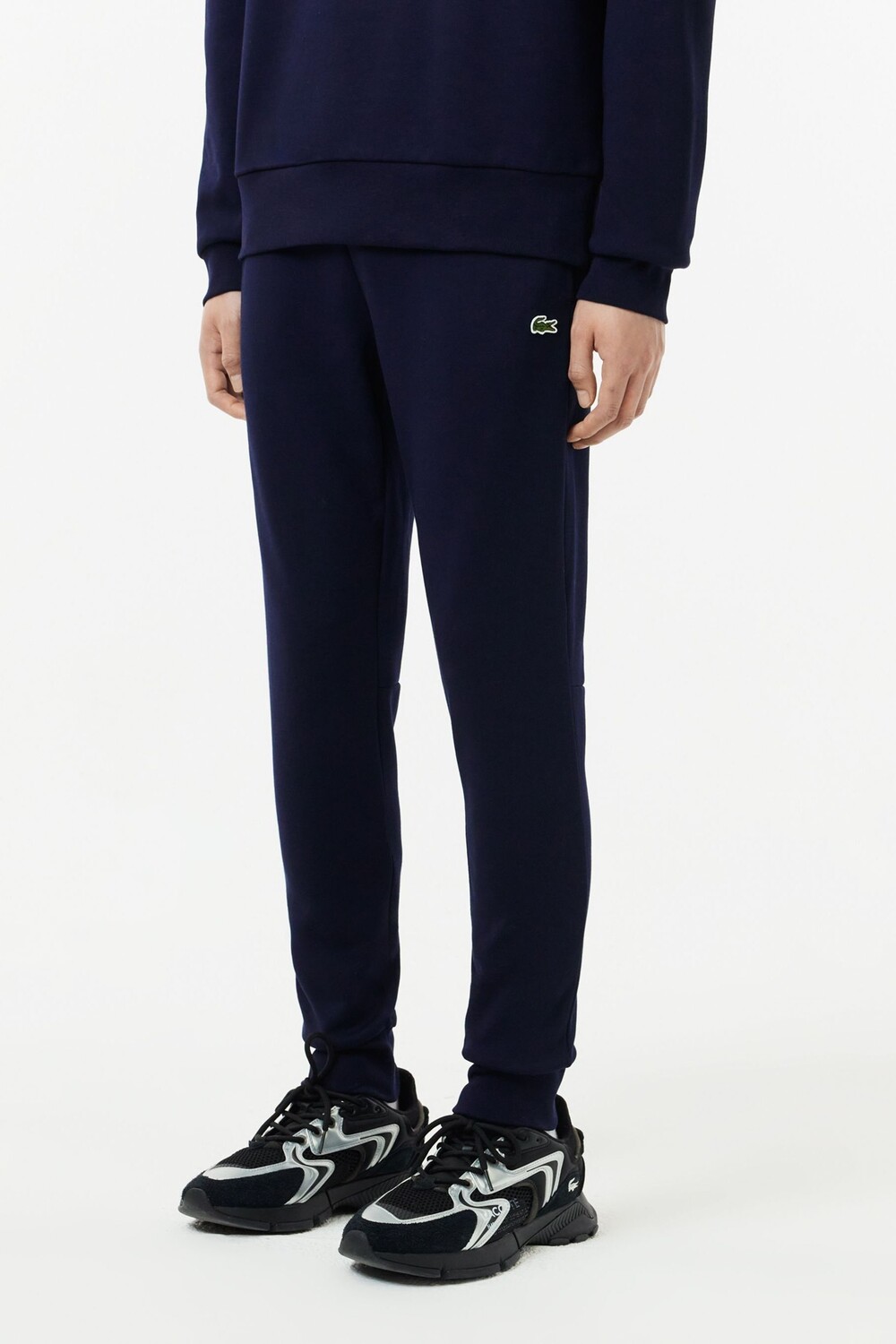 Черные облегающие джоггеры Lacoste, синий
Черные облегающие джоггеры Lacoste, синий
