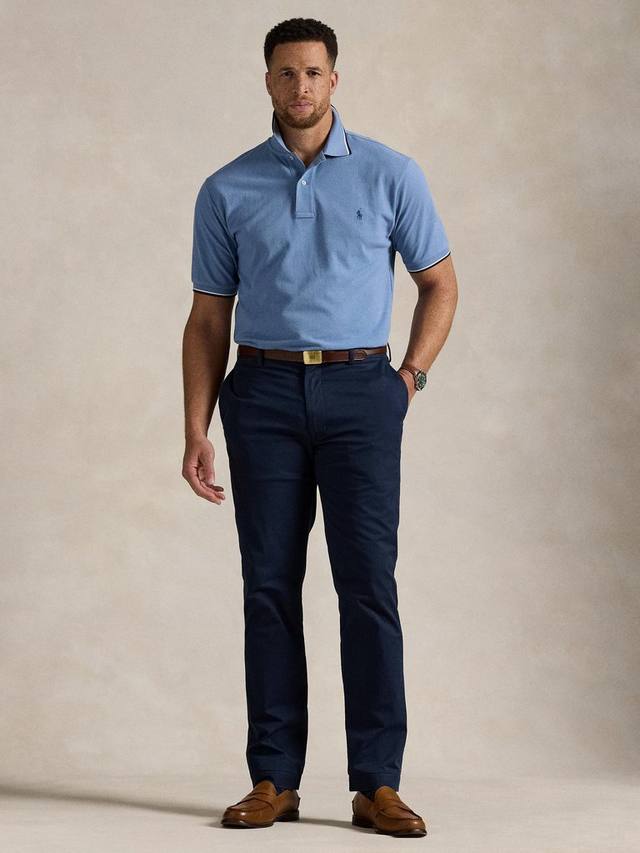 Прямая хлопковая поло Big & Tall Regular Fit Ralph Lauren, Channel Blue
Прямая хлопковая поло Big & Tall Regular Fit Ralph Lauren, Channel Blue