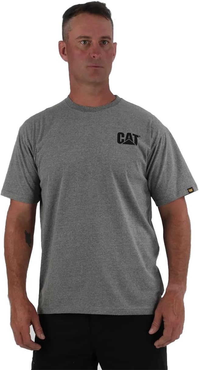 Мужская футболка с коротким рукавом с торговой маркой CAT, Dark Heather Grey, Серый, Мужская футболка с коротким рукавом с торговой маркой CAT, Dark Heather Grey
Мужская футболка с коротким рукавом с торговой маркой CAT, Dark Heather Grey, Серый, Мужская футболка с коротким рукавом с торговой маркой CAT, Dark Heather Grey