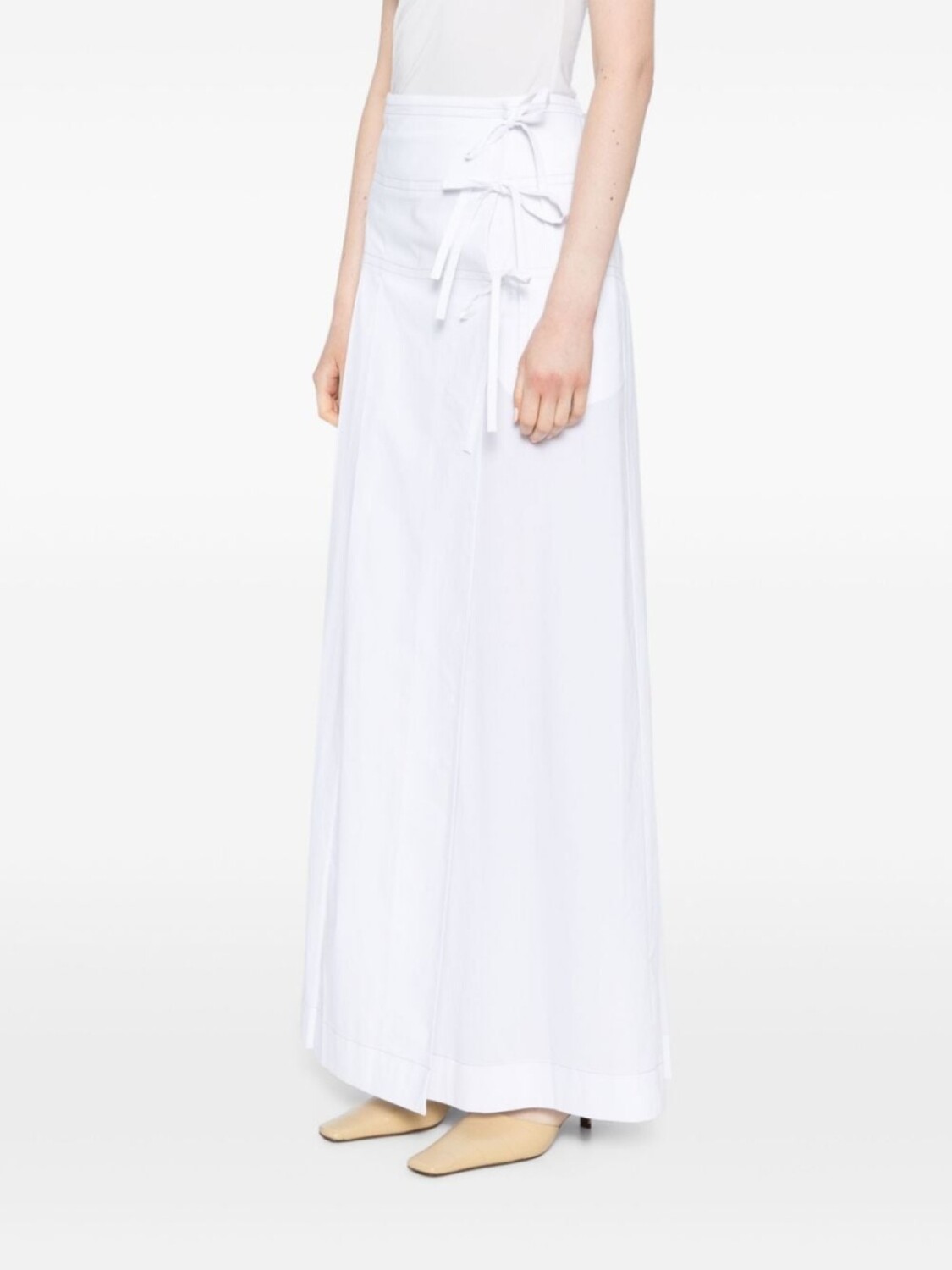 Alberta Ferretti юбка с запахом и складками, белый
Alberta Ferretti юбка с запахом и складками, белый