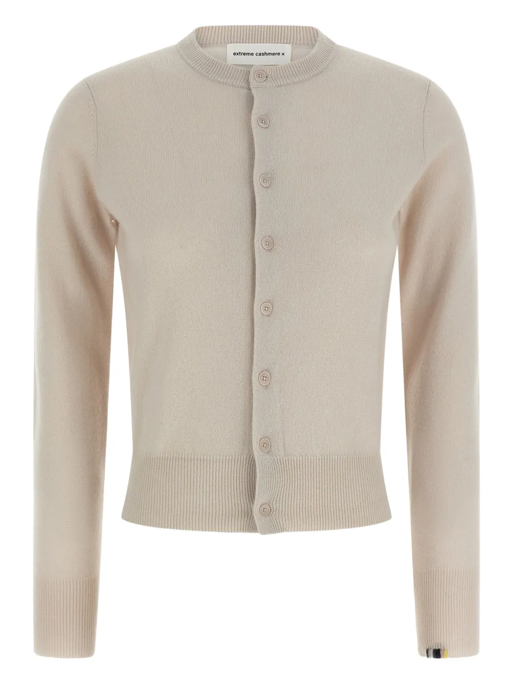 Кашемировый кардиган с круглым вырезом extreme cashmere, нейтральный
Кашемировый кардиган с круглым вырезом extreme cashmere, нейтральный