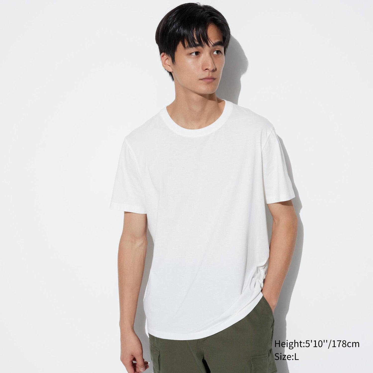 Футболка хлопковая Uniqlo Supima с короткими рукавами, белый
Футболка хлопковая Uniqlo Supima с короткими рукавами, белый