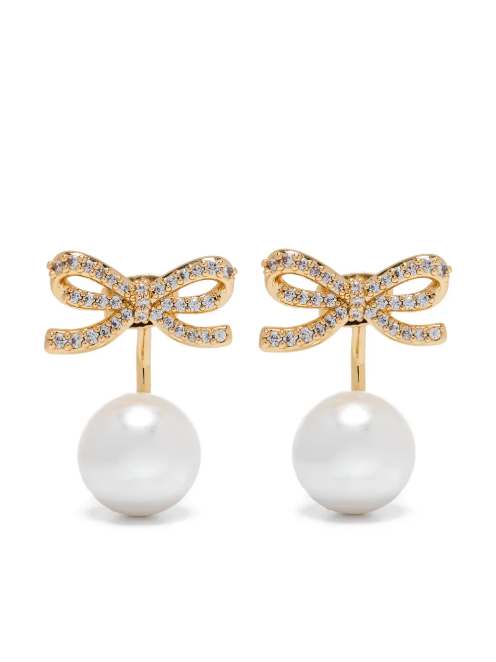 Жемчужные серьги с бантом Self-Portrait, золотистый
Жемчужные серьги с бантом Self-Portrait, золотистый