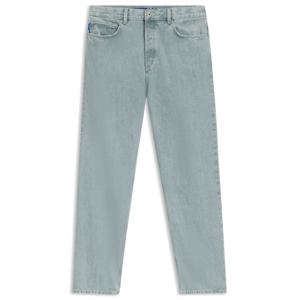 Мешковатые джинсы в ярко-синем жестком дениме HUGO
Мешковатые джинсы в ярко-синем жестком дениме HUGO