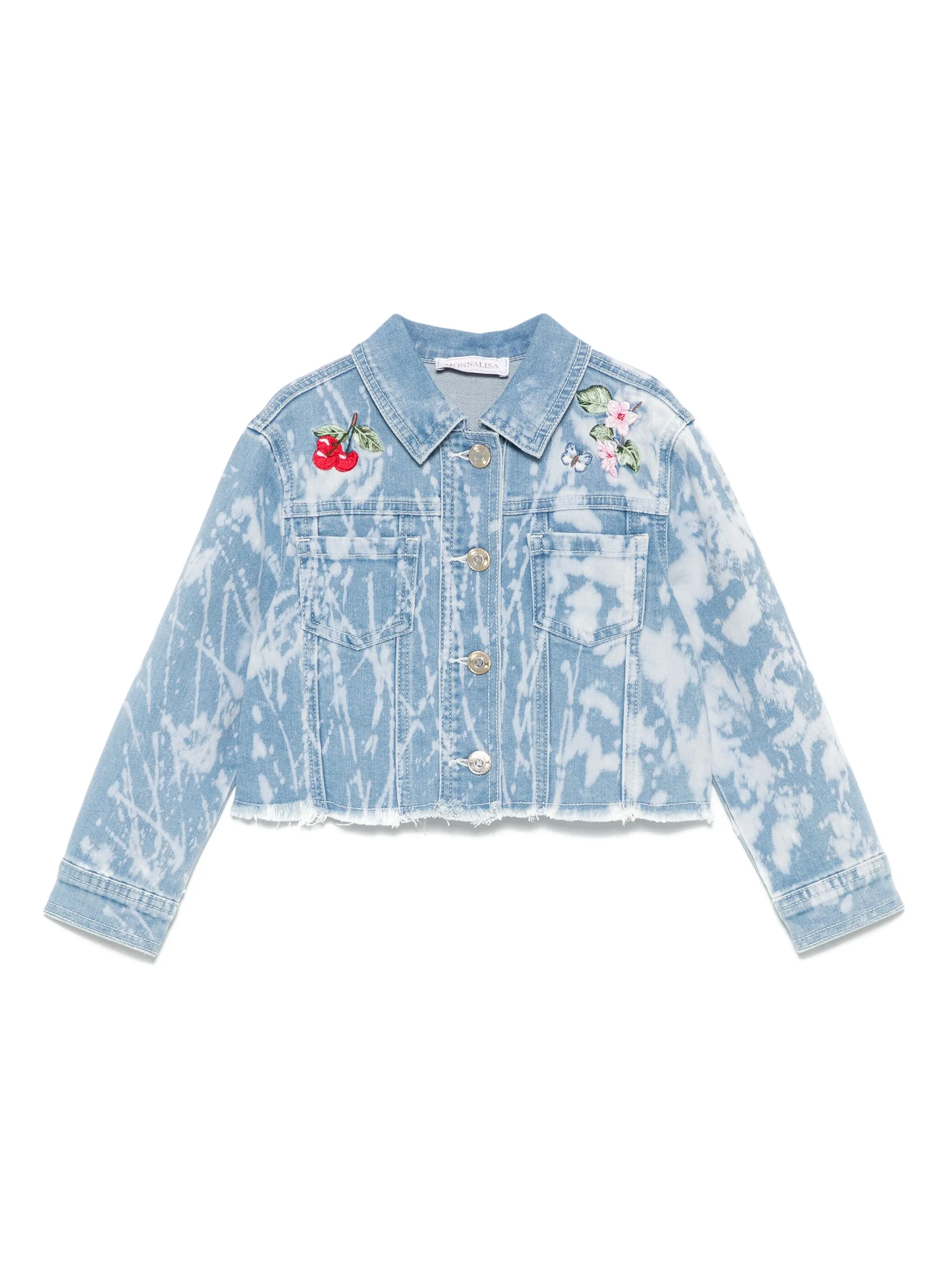 Куртка с выбеленным эффектом Monnalisa, синий
Куртка с выбеленным эффектом Monnalisa, синий