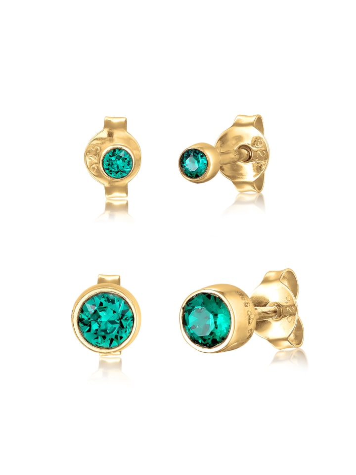 Elli Серьги из серебра 925 пробы в золотом комплекте
Elli Серьги из серебра 925 пробы в золотом комплекте