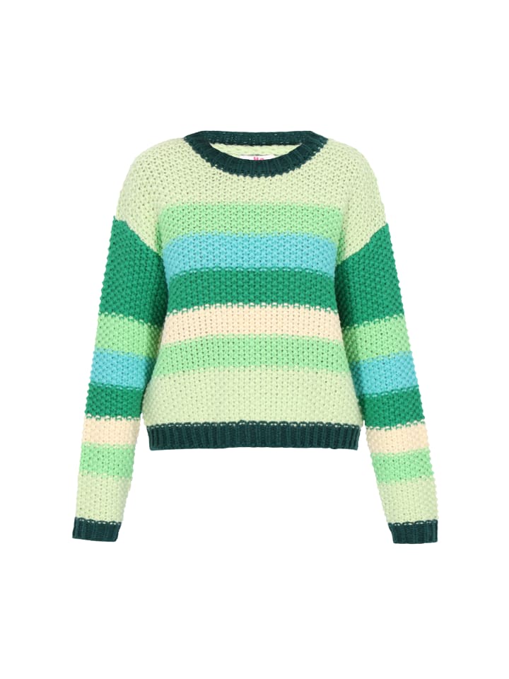 Женский свитер зеленого цвета с разноцветными вставками myMo
Женский свитер зеленого цвета с разноцветными вставками myMo