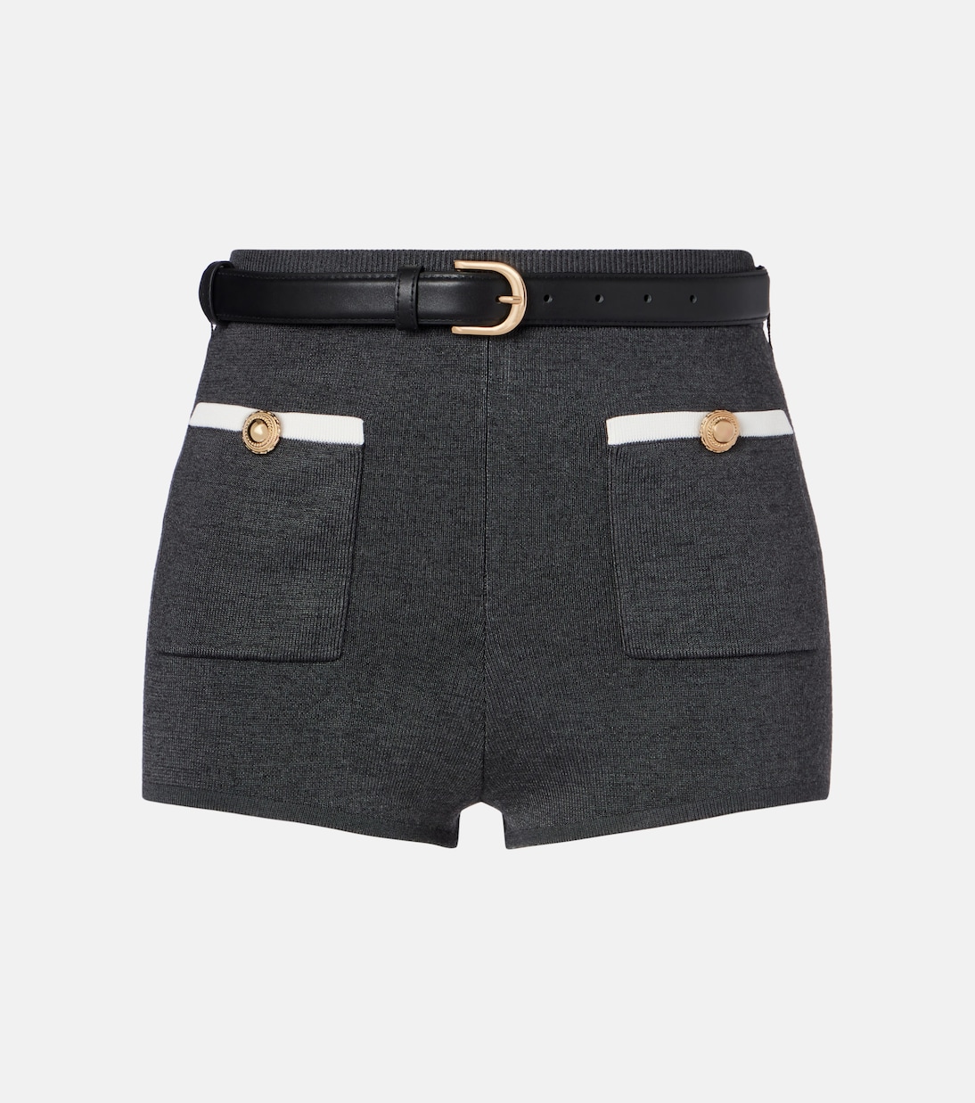 Вязаные шорты Self-Portrait, серый
Вязаные шорты Self-Portrait, серый