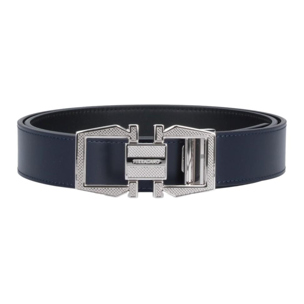 Monogram Gancini Reversibile Buckled Belt Ferragamo, синий
Monogram Gancini Reversibile Buckled Belt Ferragamo, синий