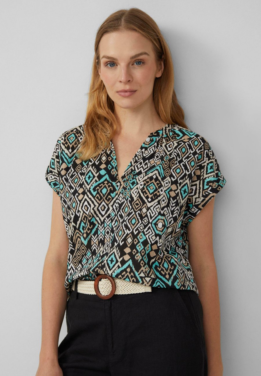 Блуза s.Oliver Blouse, Schwarz/Mottled Black
Блуза s.Oliver Blouse, Schwarz/Mottled Black