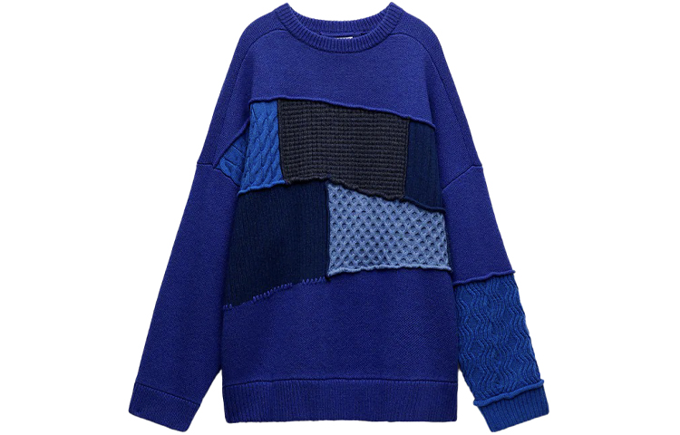 Ader Error X ZARA X Zara Свитер унисекс, синий, с круглым вырезом, средней толщины, другие цвета
Ader Error X ZARA X Zara Свитер унисекс, синий, с круглым вырезом, средней толщины, другие цвета